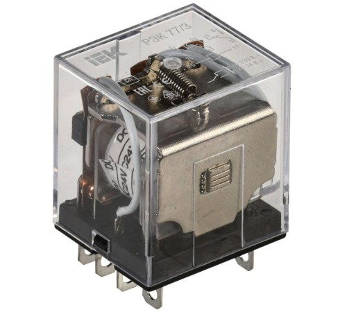 Реле РЭК 77-3 10А 24В DC IEK RRP10-3-10-024D Реле РЭК 77-3 10А 24В DC IEK RRP10-3-10-024D